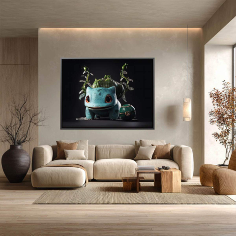 Fantasy PokÃ©mon Wealth Canvas Art