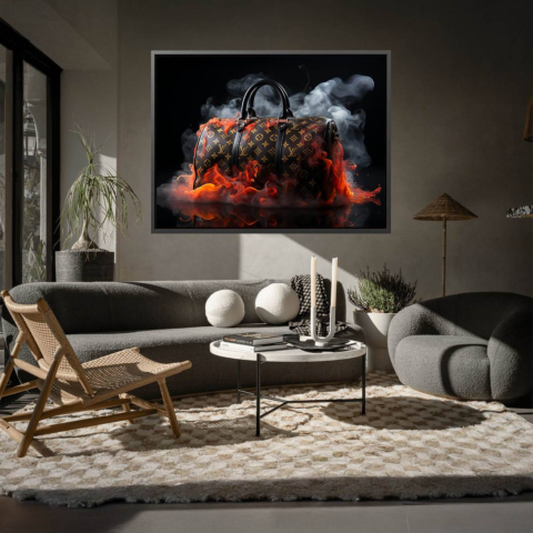 Brand in Flames Canvas Art