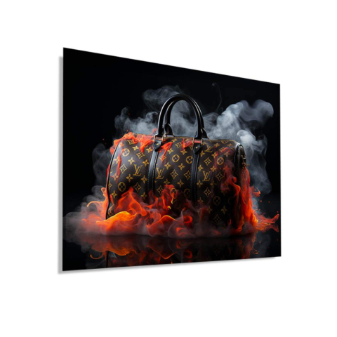 Brand in Flames Dibond Matt Art