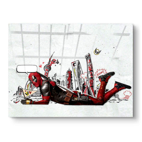 Heroic Cityscape PVC Gloss Art