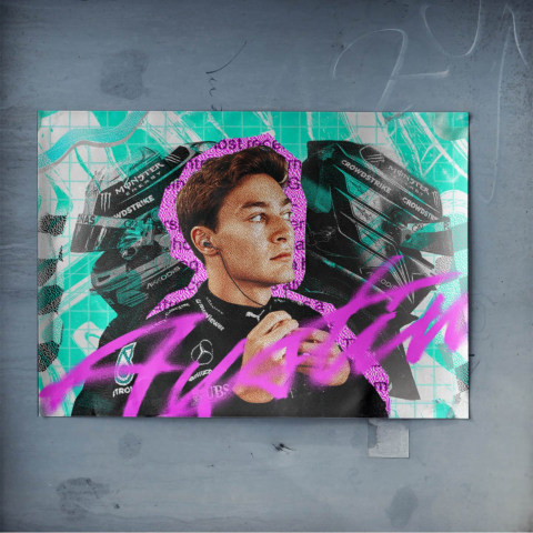 F1 Driver Poster Art