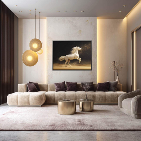 Celestial Gallop Canvas Art