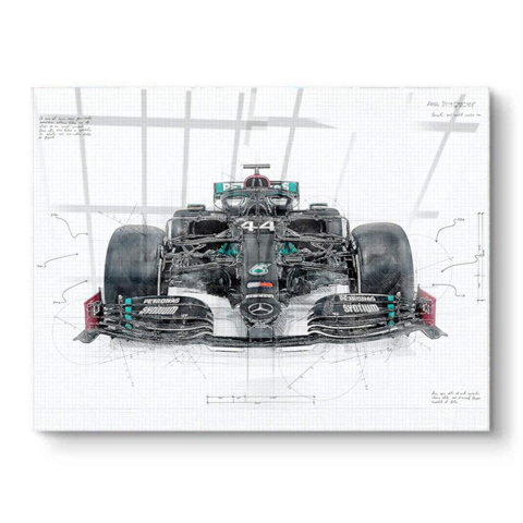 Plan de Voiture de F1 PVC Brillant
