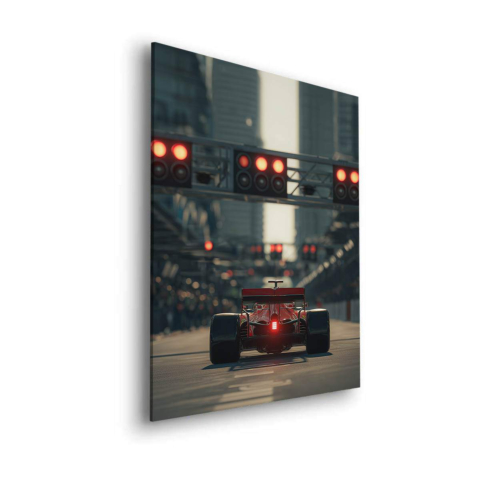 Formel 1 Auto Dibond Matt Art