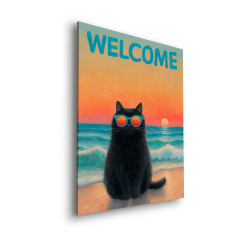Welcome Dibond Matt Art