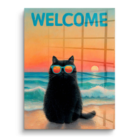 Welcome PVC Gloss Art