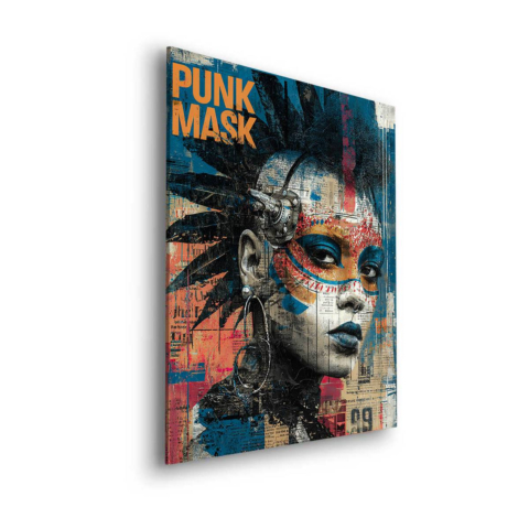 Punk Mask Dibond Matt Art