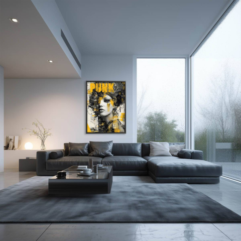 Arte en Lienzo Rosa