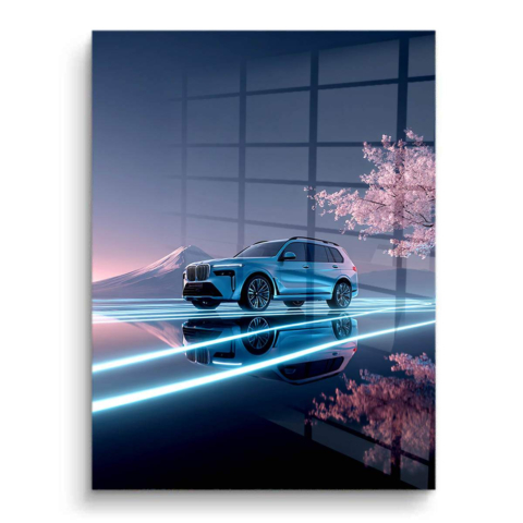 BMW Elektryczne PCV Połysk Obraz