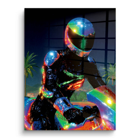 Neon Rider PVC Gloss Art