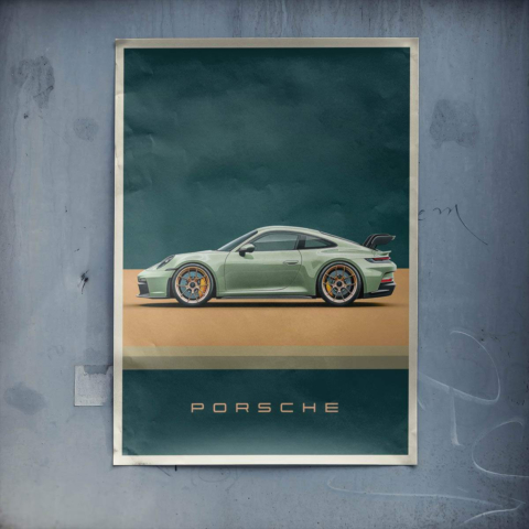 Plakat Porsche