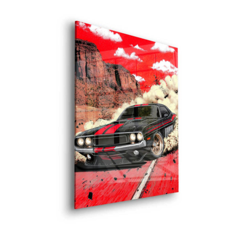 Bösartiger Dodge Acrylglas