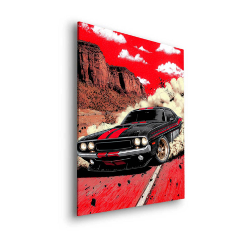 Bösartiger Dodge Dibond Matt