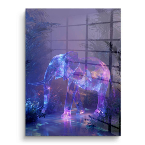 Elefante Brillante PVC Arte