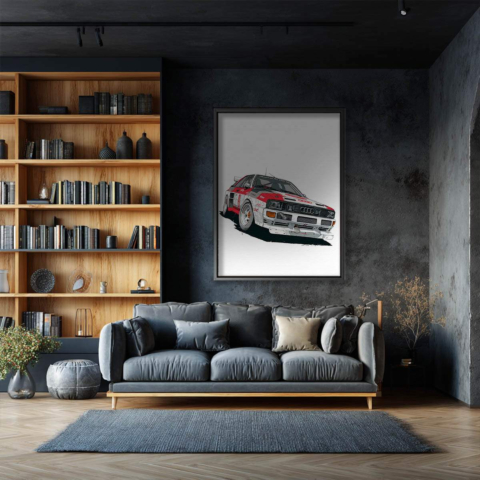 Audi Quattro Obraz na Płótnie