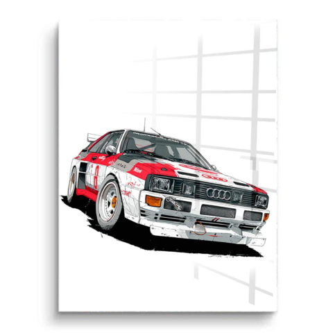 Audi Quattro PCV Połysk Obraz