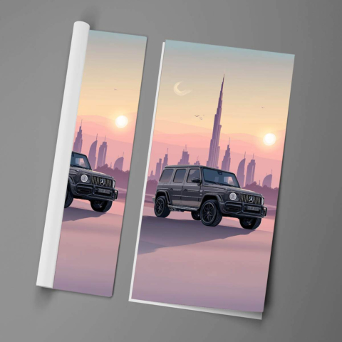 Plakat z Burj Khalifa