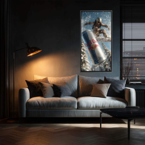 Red Bull Canvas Art
