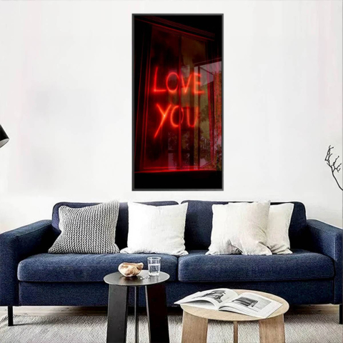 LOVE Acrylic Glass Art