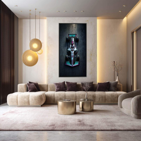 MERCEDES AMG PETRONAS Obraz na Płótnie