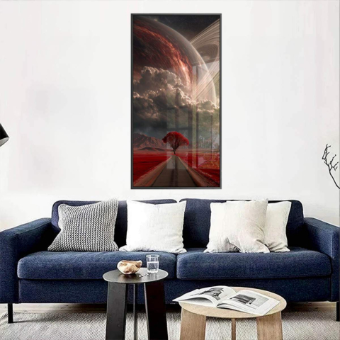 Red Planet Acrylic Glass Art