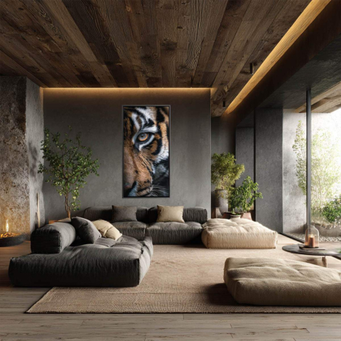Tiger's Eye Canvas Art