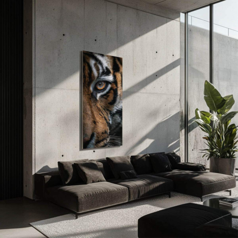 Tiger's Eye Dibond Matt Art