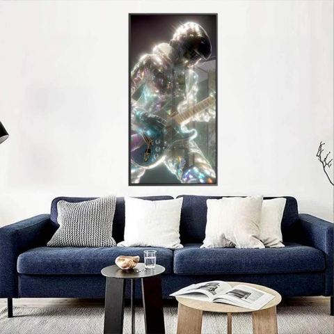 Disco Astronaut Acrylic Glass Art