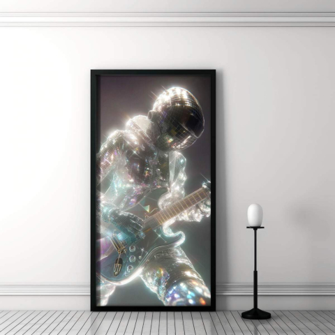 Astronaute Disco Toile