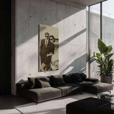 Elegancia Clásica Arte Dibond PVC Mate