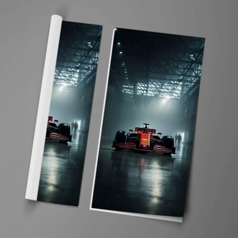 Plakat z Wyścigowym Samochodem F1