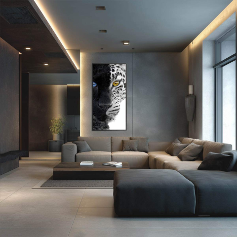 Snow Leopard Canvas Art