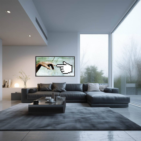 Digital Touch Canvas Art