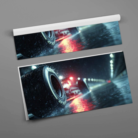 Rainy Race Poster Art