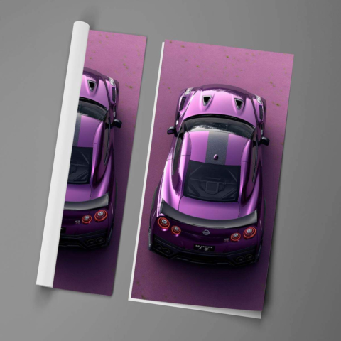 GTR Fioletowy Plakat