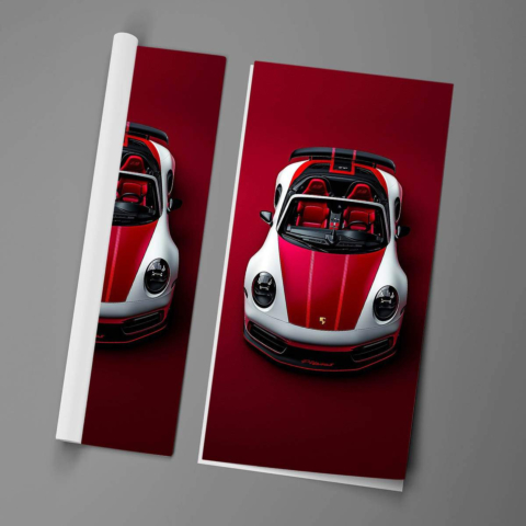 Porsche 718 Spyder Poster Art Poster