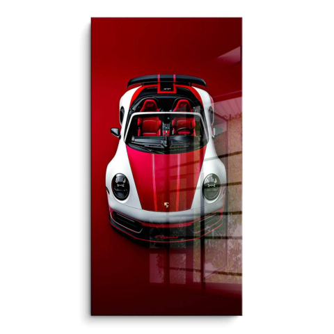 Porsche 718 Spyder PVC Glanz Poster