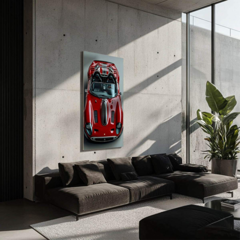 Ferrari Pininfarina Sergio Bild auf Dibond Matt