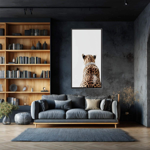 Leopardo Cuadro en Lienzo