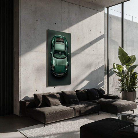 Porsche Bild auf Dibond Matt