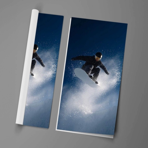 Snowboarding Poster Art