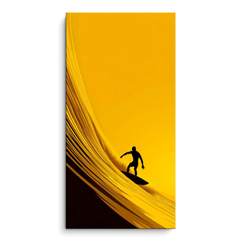 Surfer Welle PVC Matt Poster