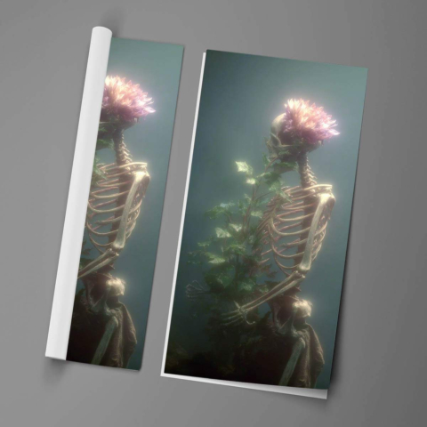 Skelett Poster Bild
