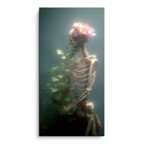 Squelette PVC Mat Tableau sur Dibond
