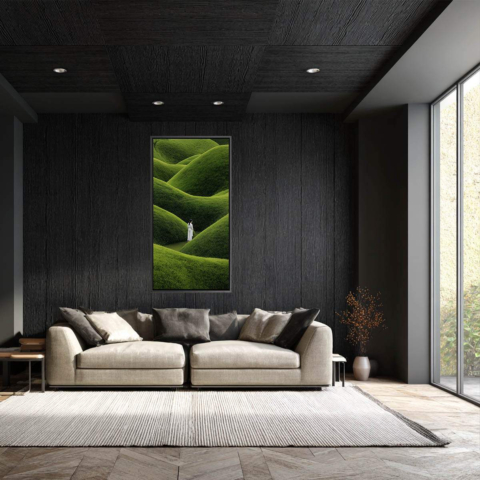 Green Hills Canvas Art
