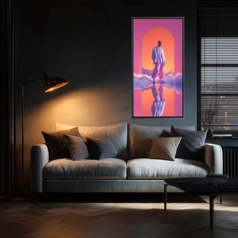 Reflet Céleste Tableau sur Toile