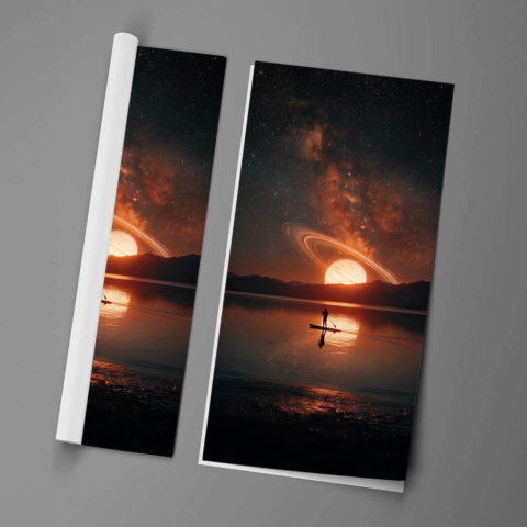 Refleksja Saturna Plakat