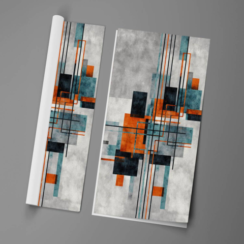 Rythme Rectangulaire Poster