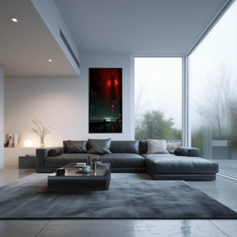 Blood Moon Canvas Art
