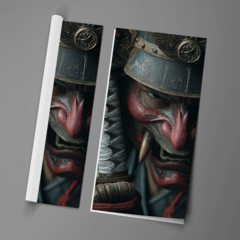 Noh Mask Warrior Plakat